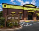 Chocolate shop with a sign inviting people to join 'The Club'.