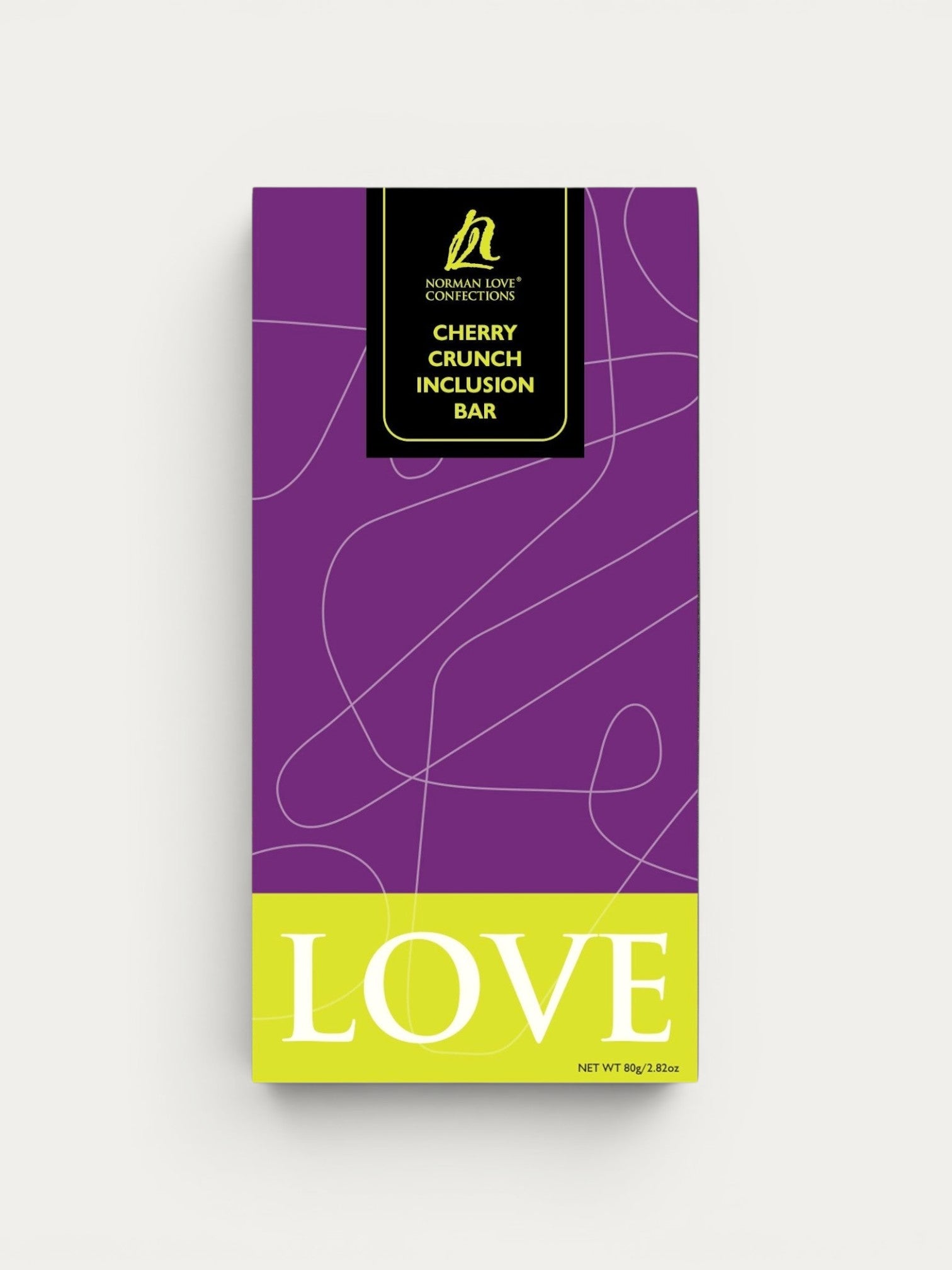 Dark Chocolate Cherry Crunch Bar – Norman Love Confections