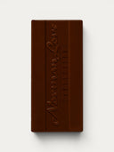 Norman Love Confections dark chocolate bar, no sugar added, rich and creamy.
