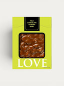 Norman Love Confections Milk Chocolate Almond Bark with roasted almonds.