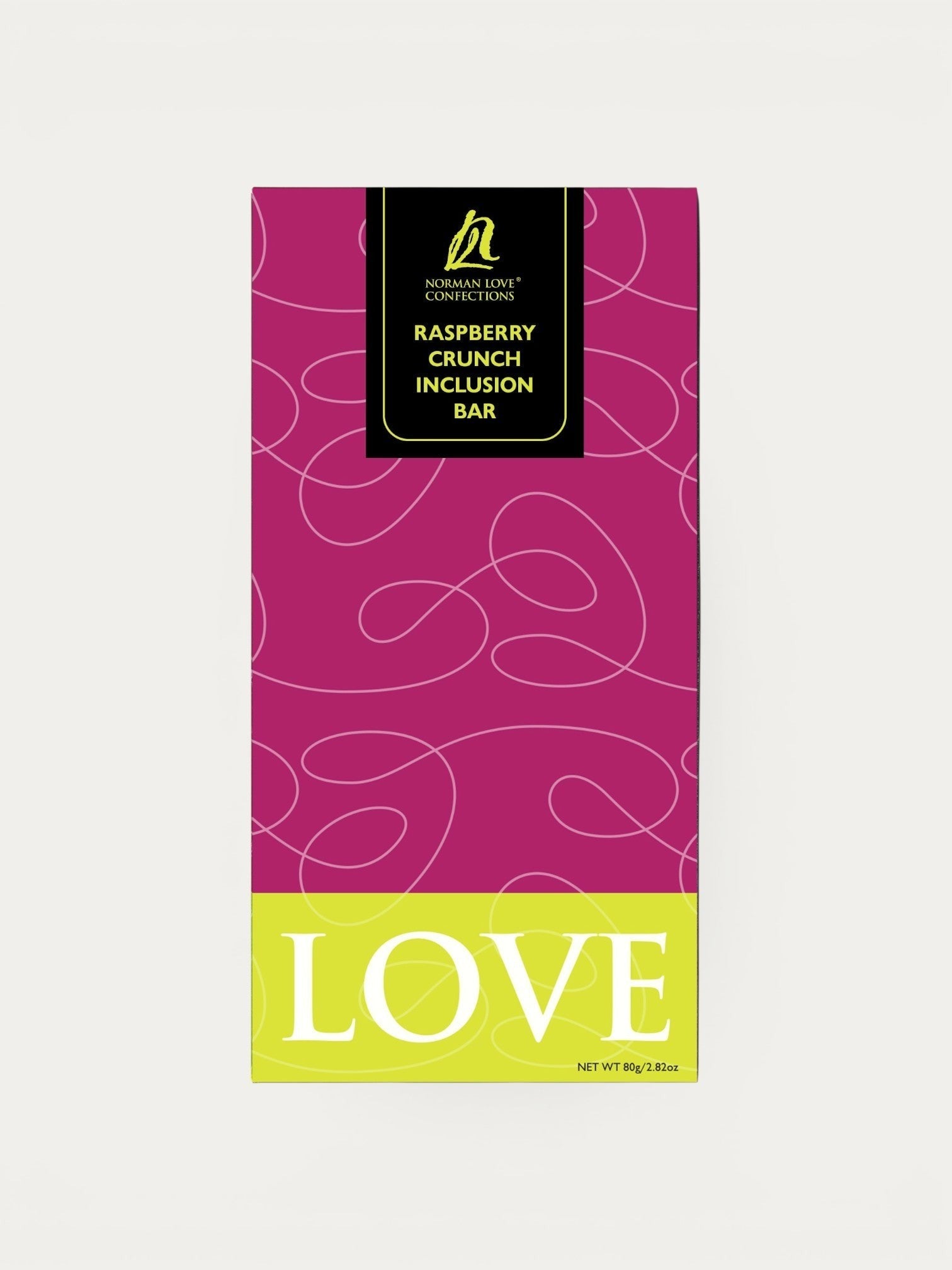 Dark Chocolate Raspberry Crunch Bar – Norman Love Confections